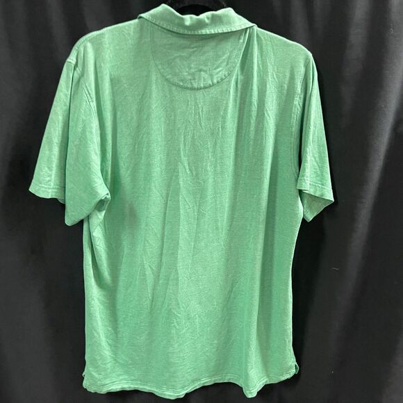 Masters Golf Clubhouse Collection Pull Over Polo Green Medium Logo - Picture 6 of 6